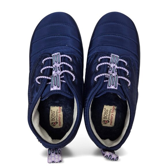 Bob's by Skechers Drift Puffer Loafers Women's Fleece Lined Comfy Winter Wear 7 - Picture 5 of 9